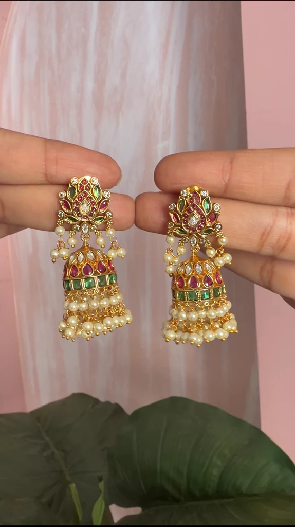 Lotus Kemp Pearl Earrings